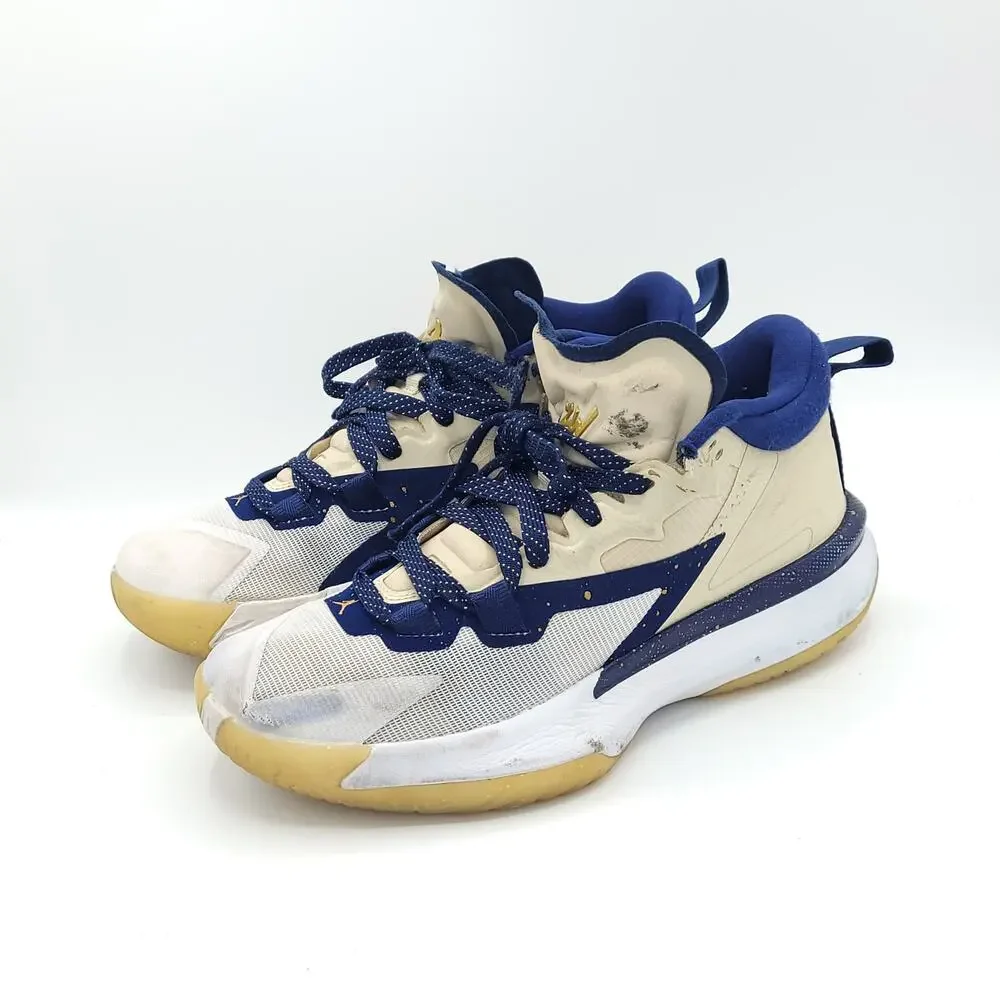 Nike Jordan Zion 1 GS DA3131-241 fossil navy kids boys size 6.5y